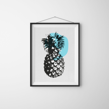AN Famille - Affiche Ananas